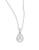 Nadri Mini Pear Pendant Necklace - SILVER