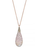 Swarovski Abstract Pendant Necklace - PINK