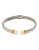 Fine Jewellery Sterling Silver 14K Yellow Gold And Pearl Bangle - PEARL