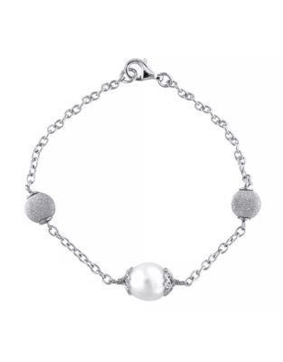 Effy Sterling Silver Freshwater Pearl Tennis Bracelet - PEARL