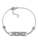 Concerto Diamond XOXO Sterling Silver Bracelet - DIAMOND