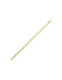 Fine Jewellery 14k Yellow Gold Railroad Link Bracelet - YELLOW GOLD