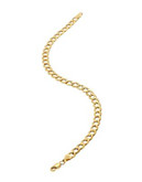 Fine Jewellery 10K Yellow Gold Curb Bracelet - YELLOW GOLD