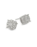 Effy 14K White Gold Diamond Stud Earrings - DIAMOND