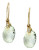 Effy 14K Yellow Gold Diamond And Green Amethyst Earrings - AMETHYST