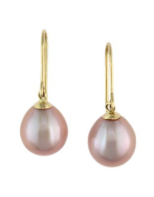 Effy 14K Yellow Gold Fresh Water 10mm Pearl Earrings - PEARL