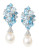 Fine Jewellery Tonal Stone and Pearl Earrings - PEARL
