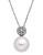Fine Jewellery Sterling Silver Pearl Earring - WHITE