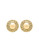 Fine Jewellery 14K Yellow Gold Greek Key Button Earrings - YELLOW GOLD
