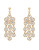 Fine Jewellery 14K Yellow Gold Beaded Chandelier Earrings - GOLD