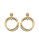 Fine Jewellery 14k Yellow Gold Interlocked Circle Drop Earrings - YELLOW GOLD