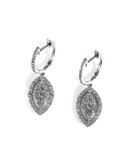 Effy 14K White Gold and Diamond Marquis Drop Earrings - WHITE GOLD