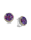 Effy Sterling Silver and 18K Yellow Gold Multi-Stone Earrings - MULTI