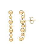 Fine Jewellery 14K Gold Bead Earrings - YELLOW GOLD