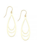 Fine Jewellery 14K Yellow Gold Open Teardrop Earrings - YELLOW GOLD
