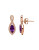Town & Country 14K Rose Gold Amethyst Earrings - AMETHYST