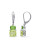 Concerto Sterling Silver Peridot and Lemon Quartz Drop Earrings - PERIDOT