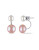 Concerto Multi-Colour Pearls and Sterling Silver Earrings - WHITE