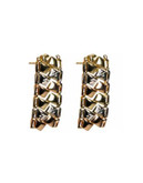 Fine Jewellery 14K Tri-Colour Gold Drop Earrings - TRI COLOUR GOLD