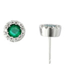 Effy Diamond and Emerald Earrings - EMERALD