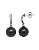 Fine Jewellery 14K Pearl Earring - BLACK