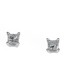 Effy 18K White Gold 025 ct Diamond Earrings - DIAMOND