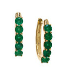 Effy 14K Yellow Gold 1.71Ct. T.W. Emerald Earrings - EMERALD