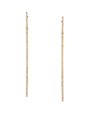 Effy 0.35 TCW Diamond 14K Yellow Gold Linear Drop Earrings - DIAMOND