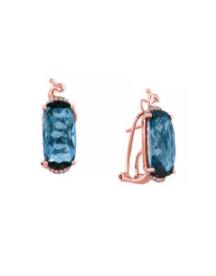 Effy Dilondon Blue Topaz Earrings - BLUE TOPAZ
