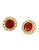 Effy 14K Yellow Gold 0.12ct Diamond & 0.86ct Natural Ruby Earrings - RUBY