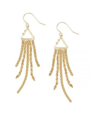 Fine Jewellery 14K Yellow Gold Dangle Earrings - YELLOW GOLD