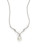 Fine Jewellery Freshwater Pearl Drop Necklace - PEARL