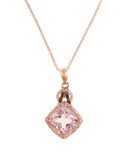 Effy 14K Rose Gold Diamond and Multicolor Pendant - PINK