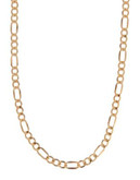 Fine Jewellery 10Kt Yellow Gold Hollow 18 Inch Figaro Link Chain With Lobster Clasp Closure - YELLOW GOLD