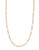 Fine Jewellery 10Kt Yellow Gold Hollow 20 inch Figaro Link Chain With Lobster Clasp Closure - YELLOW GOLD