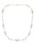 Honora Style Sterling Silver Wildflower Baroque Pearl Necklace - MULTI COLOURED