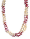 Effy Sterling Silver 6.5mm Dyed Freshwater Pearl Necklace - PEARL