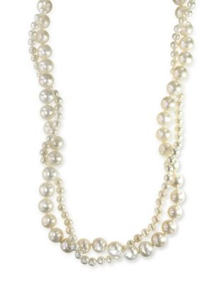Effy Sterling Silver 4-8mm Freshwater Pearl Necklace - PEARL