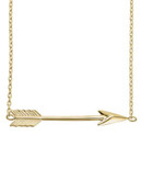Fine Jewellery 14Kt Arrow Necklace - YELLOW GOLD