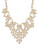 Fine Jewellery 14k Two-Tone Beaded Floral Necklace - GOLD