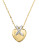 Fine Jewellery 14k Yellow Gold Puffed Heart Pendant Necklace - YELLOW GOLD