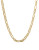 Fine Jewellery 14k Yellow Gold Double Link Circle and Oval Necklace - YELLOW GOLD