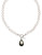 Honora Style Pearl and Mother-of-Pearl Pendant Necklace - WHITE
