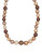 Honora Style Leopard Pearl Strand Necklace - MULTI