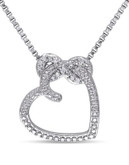 Concerto Diamond Infinity Heart Necklace - DIAMOND