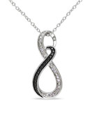Concerto Diamond Infinity Swirl Necklace - DIAMOND