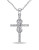 Concerto Diamond Infinity Cross Necklace - DIAMOND
