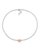Concerto Two-Tone Sterling Silver Heart Necklace - TWO TONE