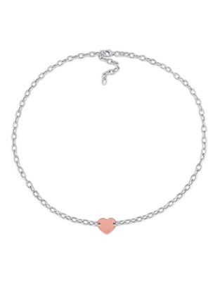 Concerto Two-Tone Sterling Silver Heart Necklace - TWO TONE