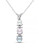 Concerto Multi-Colour Pearls 0.015 tcw Diamond and Sterling Silver Necklace - MULTI